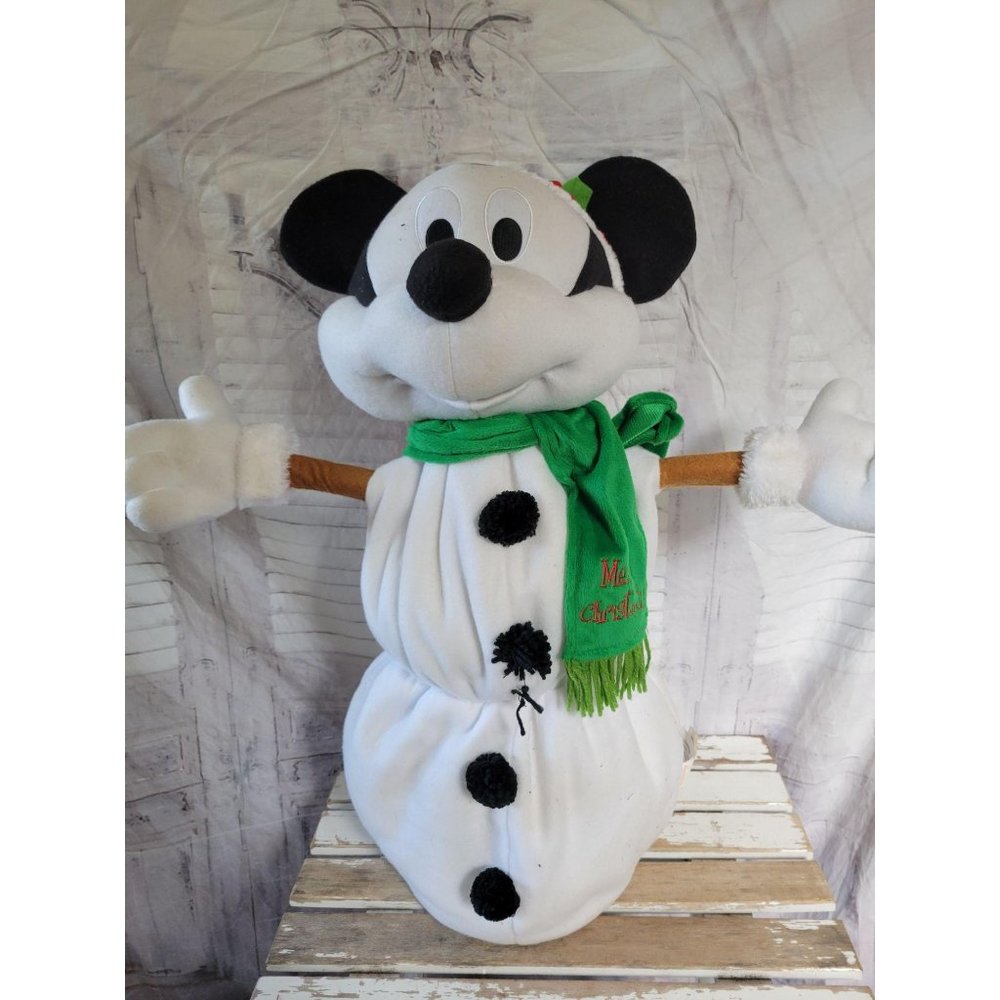 Atico Disney Mickey mouse snowman‎ collapsible figu